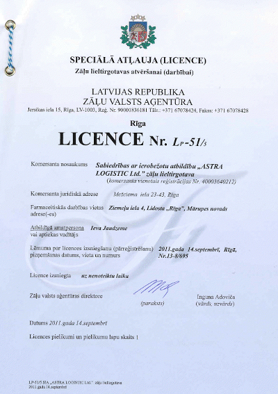 License Rp 51/4